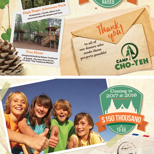 Camp flyer design