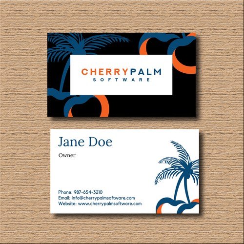 Modern & clean business card for Cherrypalm Software