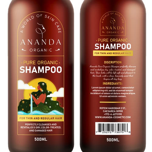 Shampoo Bottle label design Contest