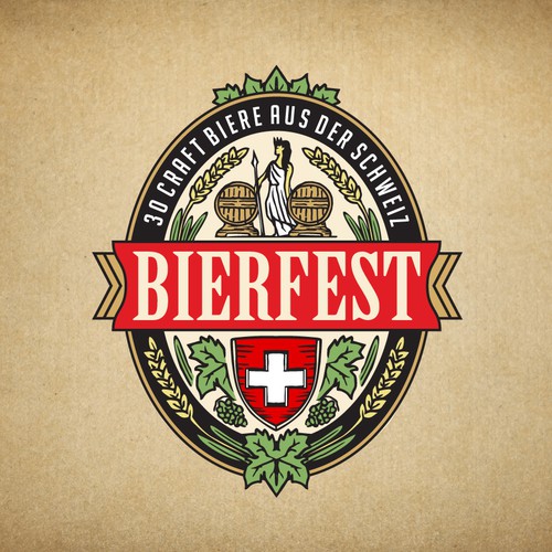 Logo for the largest beer festival in Switzerland