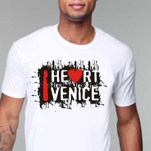 Design concept for venice t-shirt