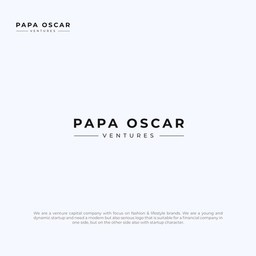  Logo design for a Fashion Venture Capital startup (finance / fashion business)