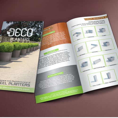 Deco Planters Brochure Design