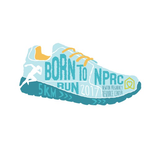 Logo for running event