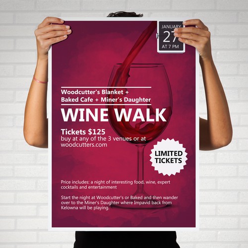 poster for wine crawl