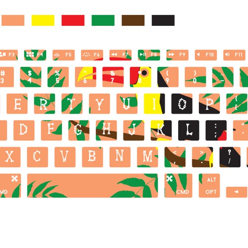 Keyboard Design 1 to 1 work