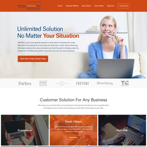 Fresh Website Design For Online Payments Solution!