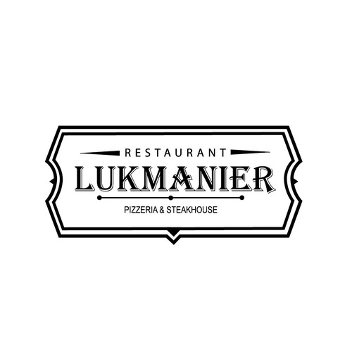 Logo Concept Lukmanier Restaurant pzzeria & steakhouse.