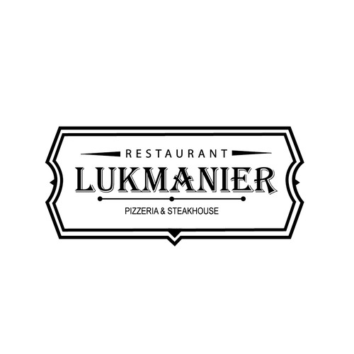 Logo Concept Lukmanier Restaurant pzzeria & steakhouse.