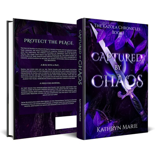 Fantasy book cover | Captured By Chaos