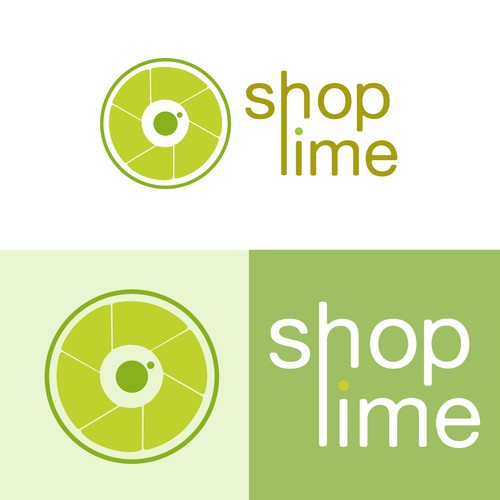 Playful logo for online shop