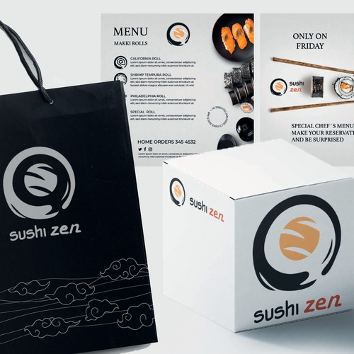 Imagen Corporativa - Restaurante Sushi Zen
