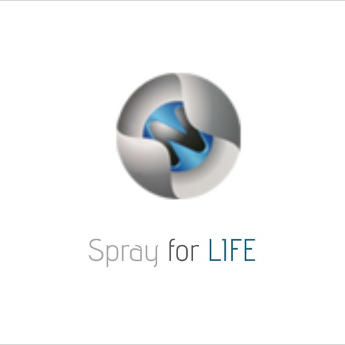 Spray for LIFE  text design