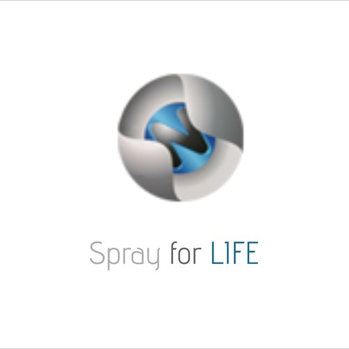 Spray for LIFE  text design