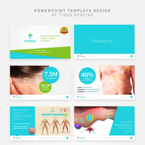 PowerPoint Template Design Concept For Medical & Pharmaceutical Company
