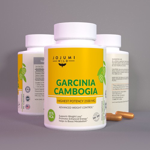 GACINIA CAMBOGIA LABEL