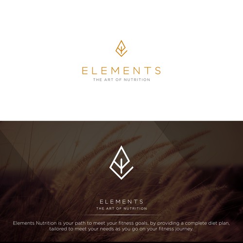 sophisticated logo design for element nutrition