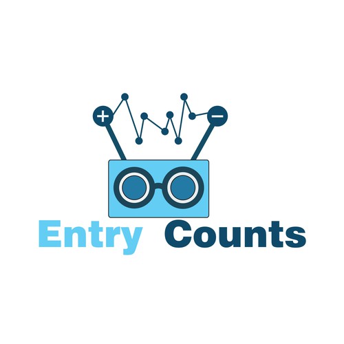 Logo design concept for "Entry Counts"