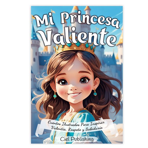 Eye-catching and Heartwarming Book Cover for Children's Storybook for Girls