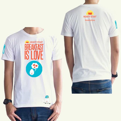 A shirt that spreads the love! Design happiness for a new charity, Hearty Start.