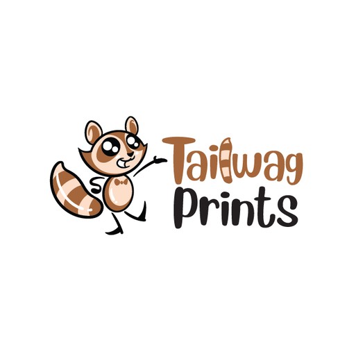 TAILWAG prints Logo design