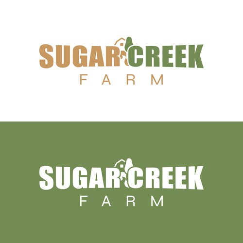 Sugar Creek Farm Logo Concept