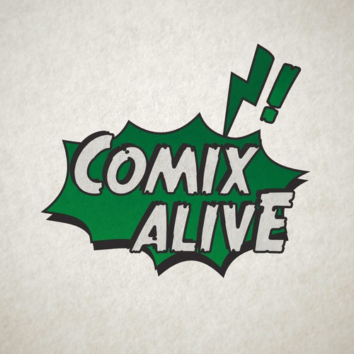 Create a high impact logo for Comics Alive