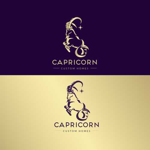 Runner-up for the logo contest Capricorn Custom Homes