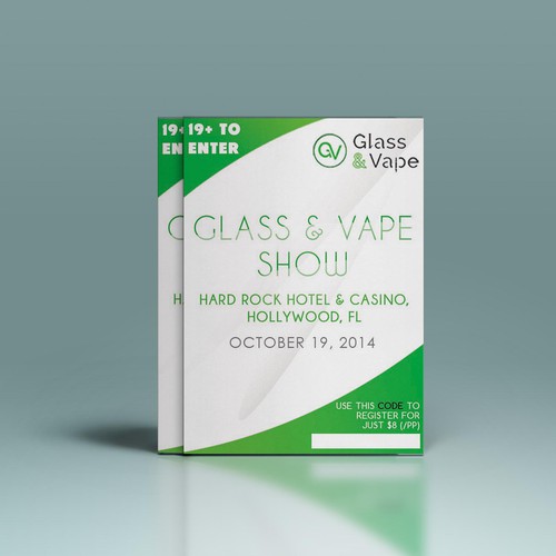 Flyer for Expo/Trade Show - Glass & Vape Show