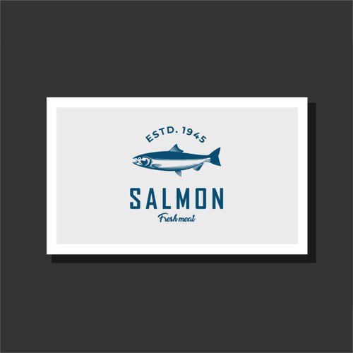 Salmon Logo and Label Design