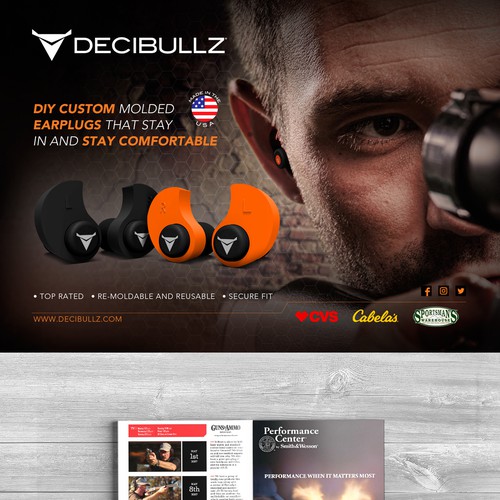 Decibullz ad for Magazines