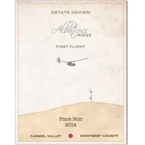 Wine label - Albatross Ridge First Flight