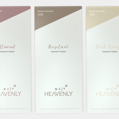 Heavenly Chocolate packaging Design
