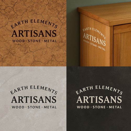 The Earth Elements Artisans logo  design 