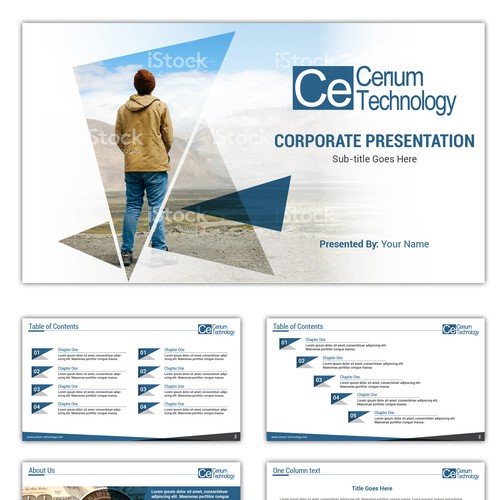 Cerium powerpoint template