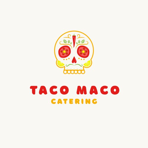 colorful logo for mexican street food