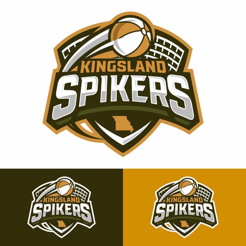 kingsland spikers logo concept