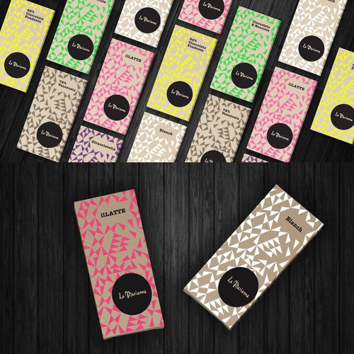 Create a new Packaging Wrapping for Italian CHOCOLATE BARS!