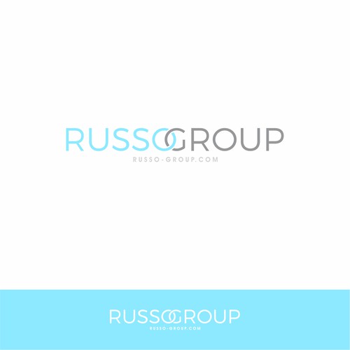 A clean logo for real estate group : Russo Group