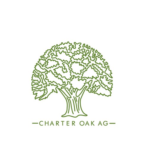 logo concept for charter oak ag