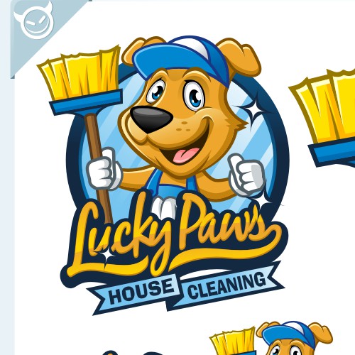 Logo for a very unique house cleaning company (We are pet-friendly)