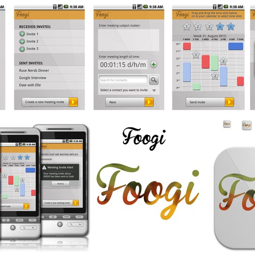 Create killer designs for the Foogi app