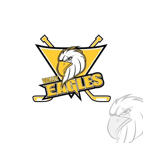 BOLD NEW SPORTS LOGO/EAGLE MASCOT needed for youth ice hockey association