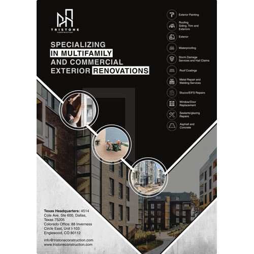 Modern Corporate Flyer for Construction Specialist