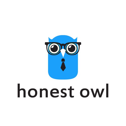 Create a Modern/Simple Owl("Twitter" Bird esque) design for HonestOwl