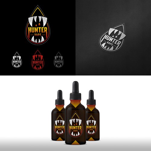 Logo for a vape e-liquid brand (a variation)