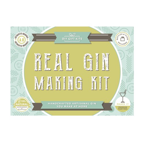 Real Gin - Label Design