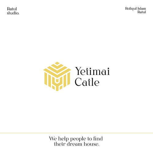 Modern grid business logo