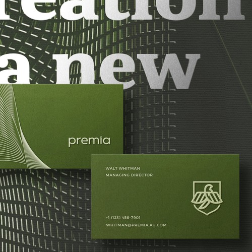 Three service marks for Premia financial consultancy