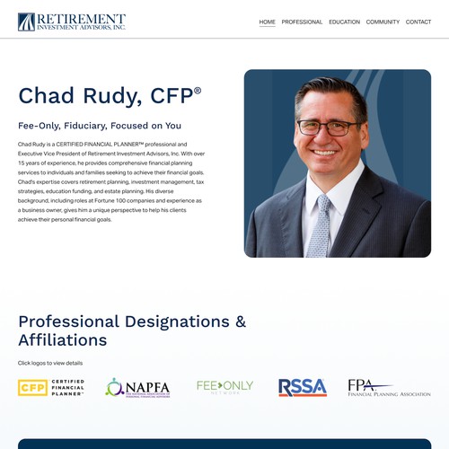 Chad Rudy, CFP Design Updates and Optimization